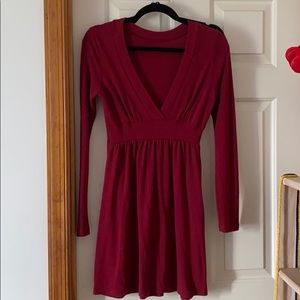 Plunge Sweater Dress